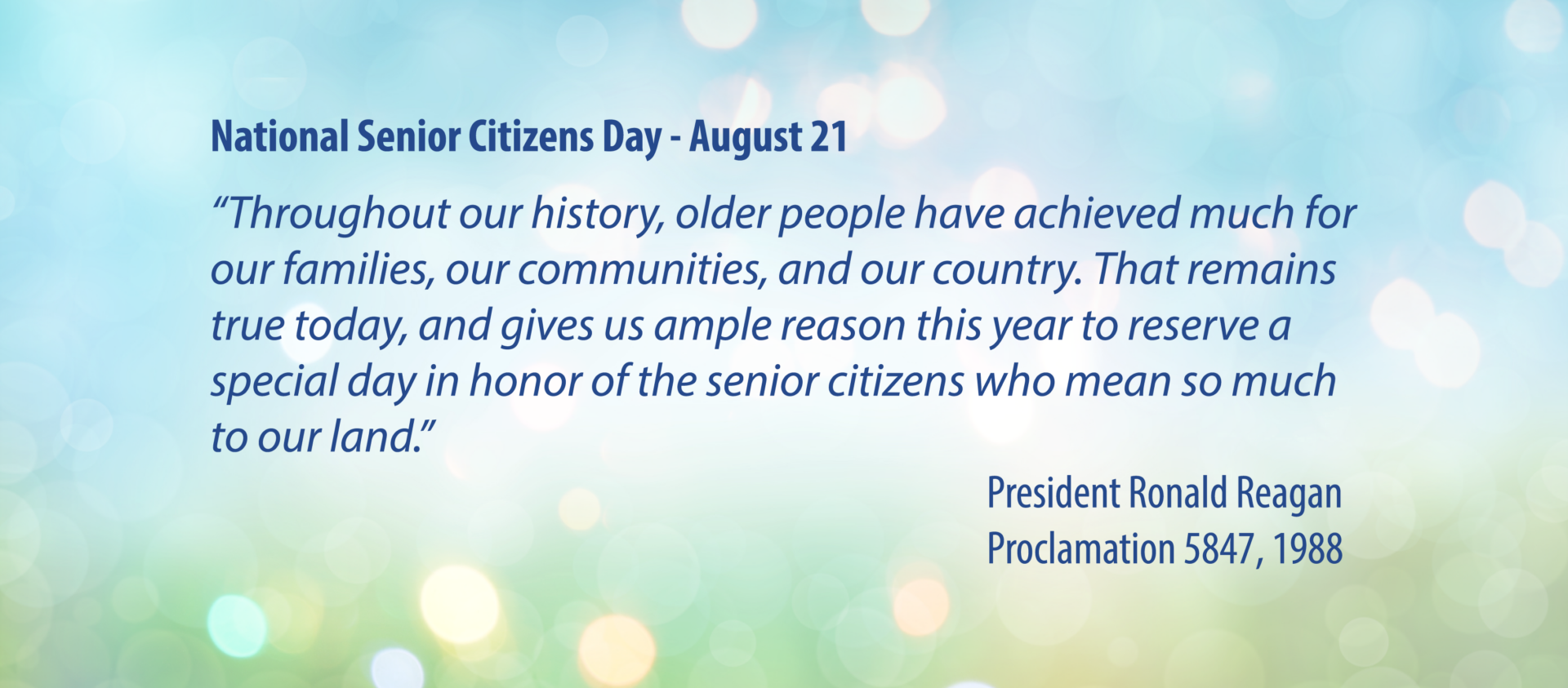 National Senior Citizens Day SeniorCare Inc.