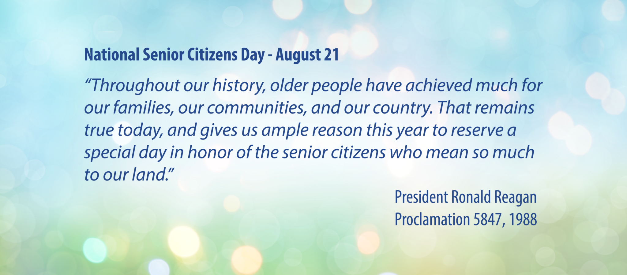 National Senior Citizens Day - SeniorCare Inc.