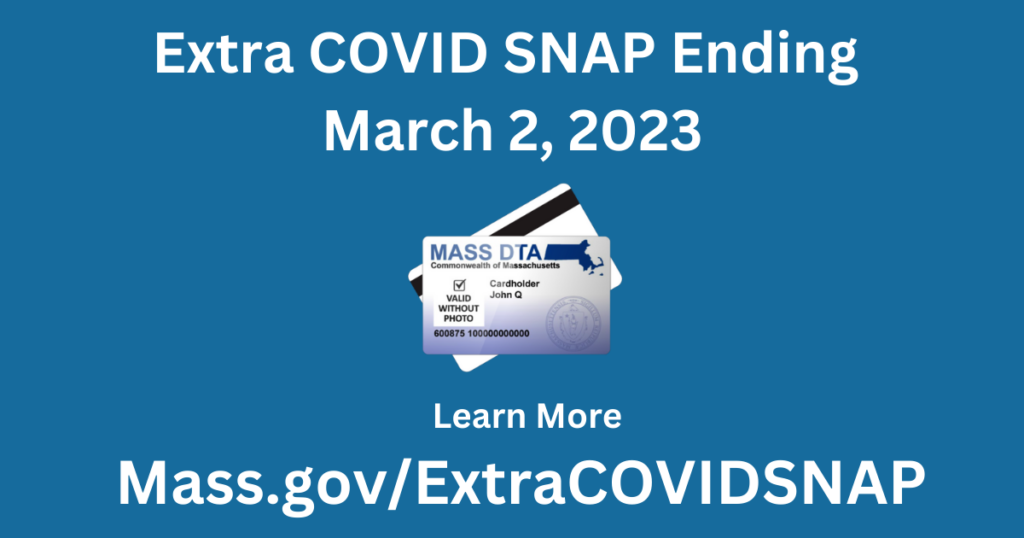 Federal Extra COVID SNAP Benefits to End SeniorCare Inc.