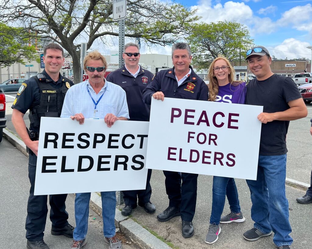 elder abuse awareness rally in Gloucester