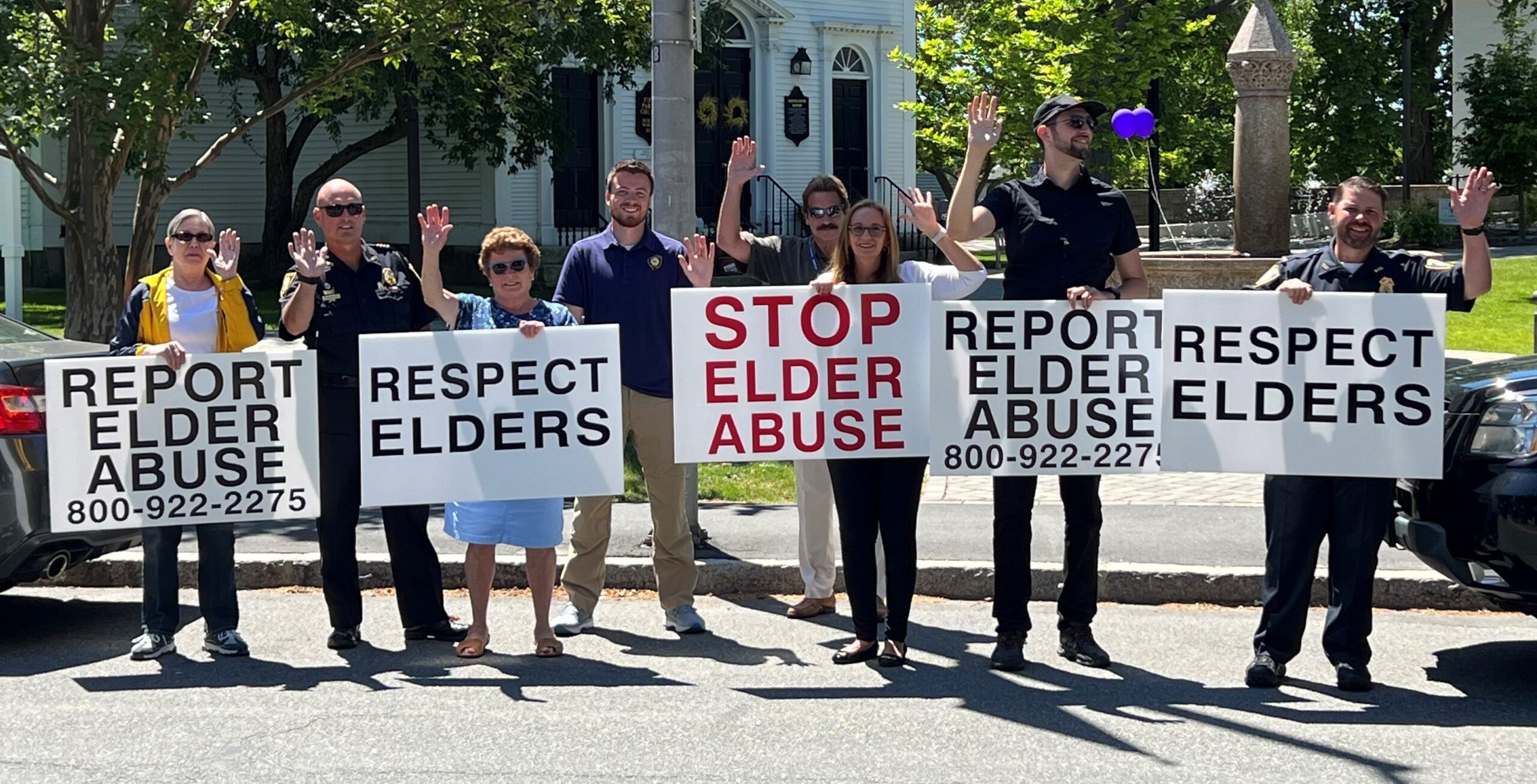 elder abuse awareness rally in Manchester