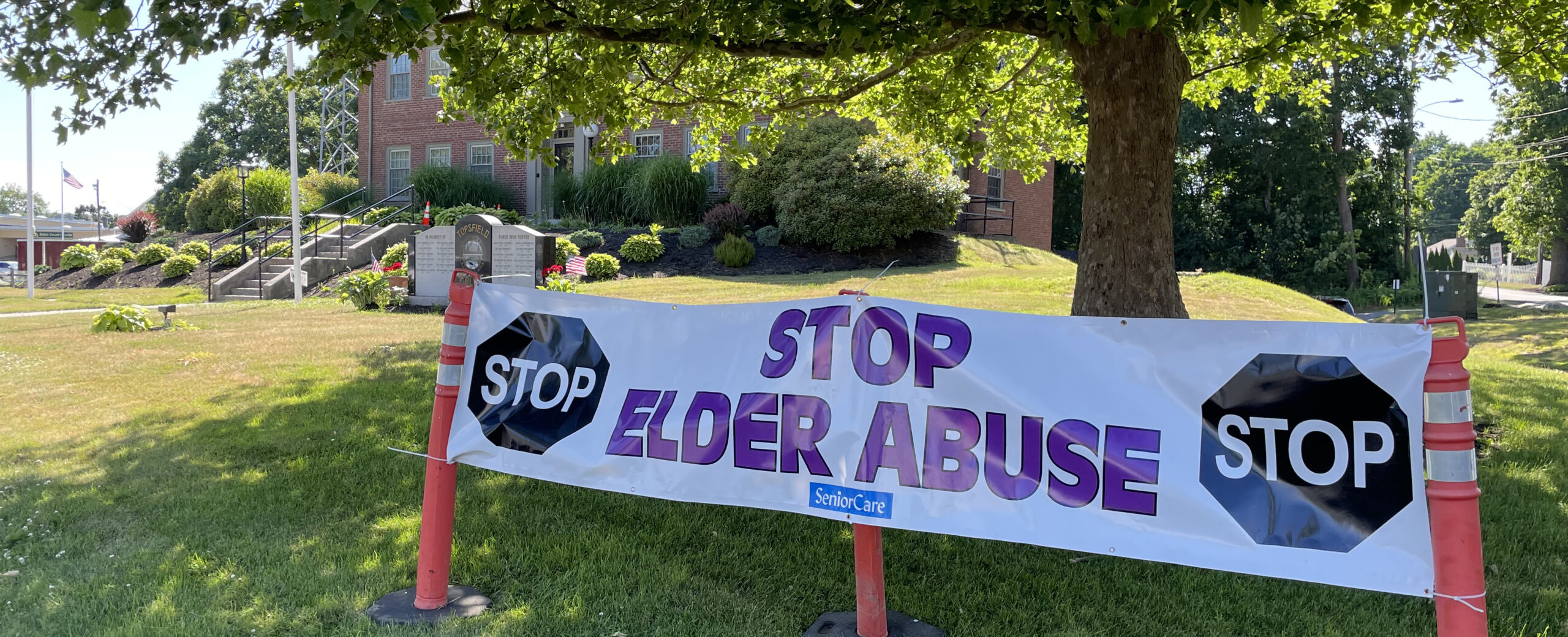 elder abuse awareness banner in Topsfield