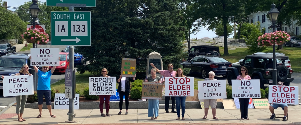 picture of previous elder abuse awareness rally in Ipswich