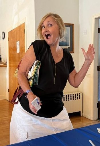 Dori Prescott being silly