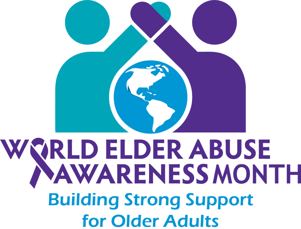 World Elder Abuse Awareness Month logo
